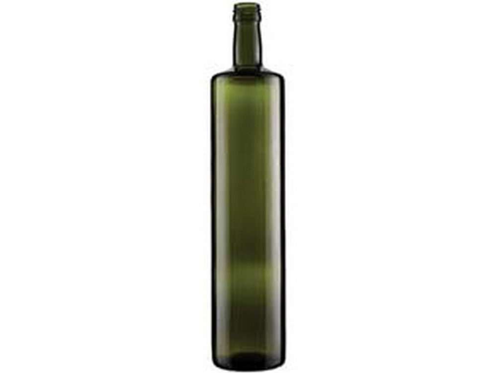 bottiglia dorica cilindrica per olio verde  - capacità lt.0,50 - tappo 31,5 cod:ferx.fer341318