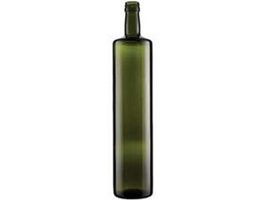 bottiglia dorica cilindrica per olio verde  - capacità lt.0,25 - tappo 31,5 cod:ferx.fer341301