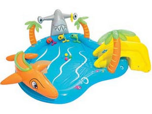 piscina con giochi gonfiabile "sea life" +2 anni - cm.280x257x87 - peso kg.5,900 (art.53067) cod:ferx.fer341820