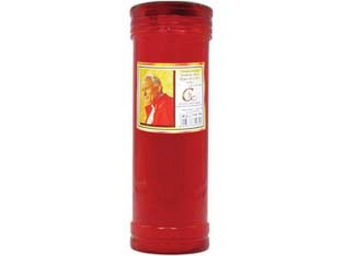 cero votivo "papa giovanni" - ø cm.8x21h. gr.400 durata 86 ore circa cod:ferx.fer342056