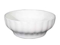 insalatiera costolata in porcellana bianca modello "napoli" - cm.20 cod:ferx.fer345316