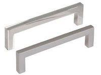 maniglie per mobili fisse mod.un34 in zama - interori mm.128 cromo opaco cod:ferx.fer347488