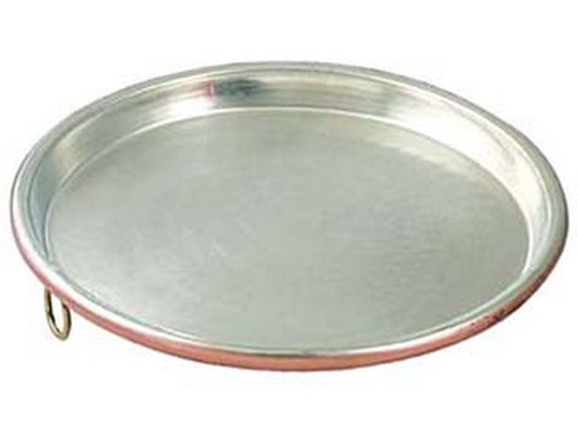 teglia in rame stagnato per farinata - cm.34x2h. cod:ferx.fer347570