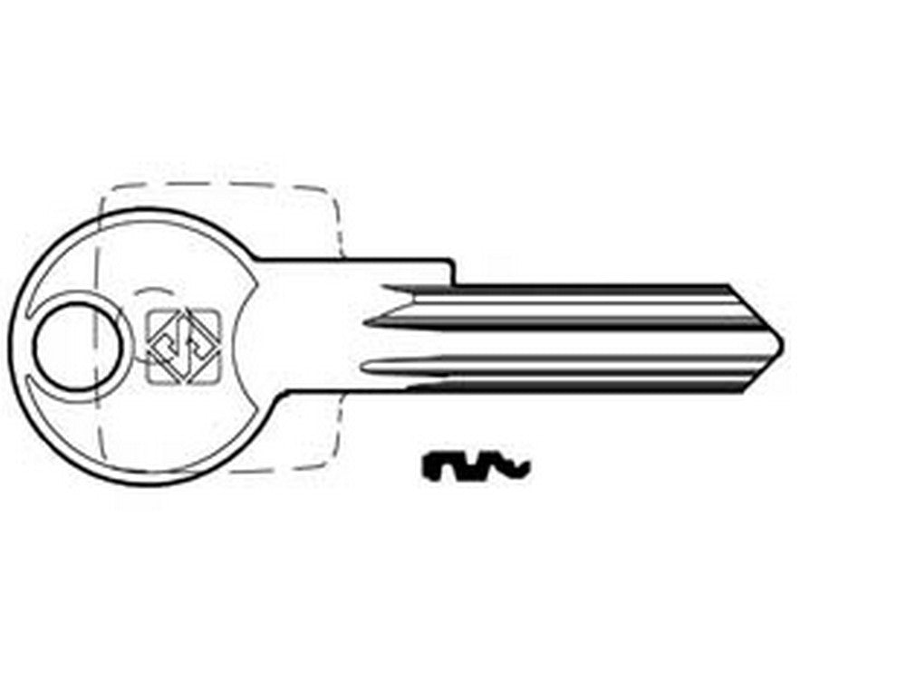 chiavi per cilindri iseo 6 spine grandi ie29 - ie29 dx cod:ferx.fer347785