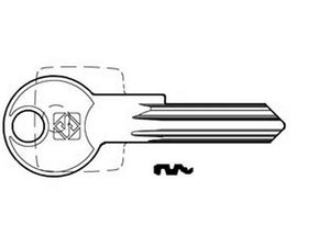 chiavi per cilindri iseo 6 spine grandi ie29 - ie29 dx cod:ferx.fer347785