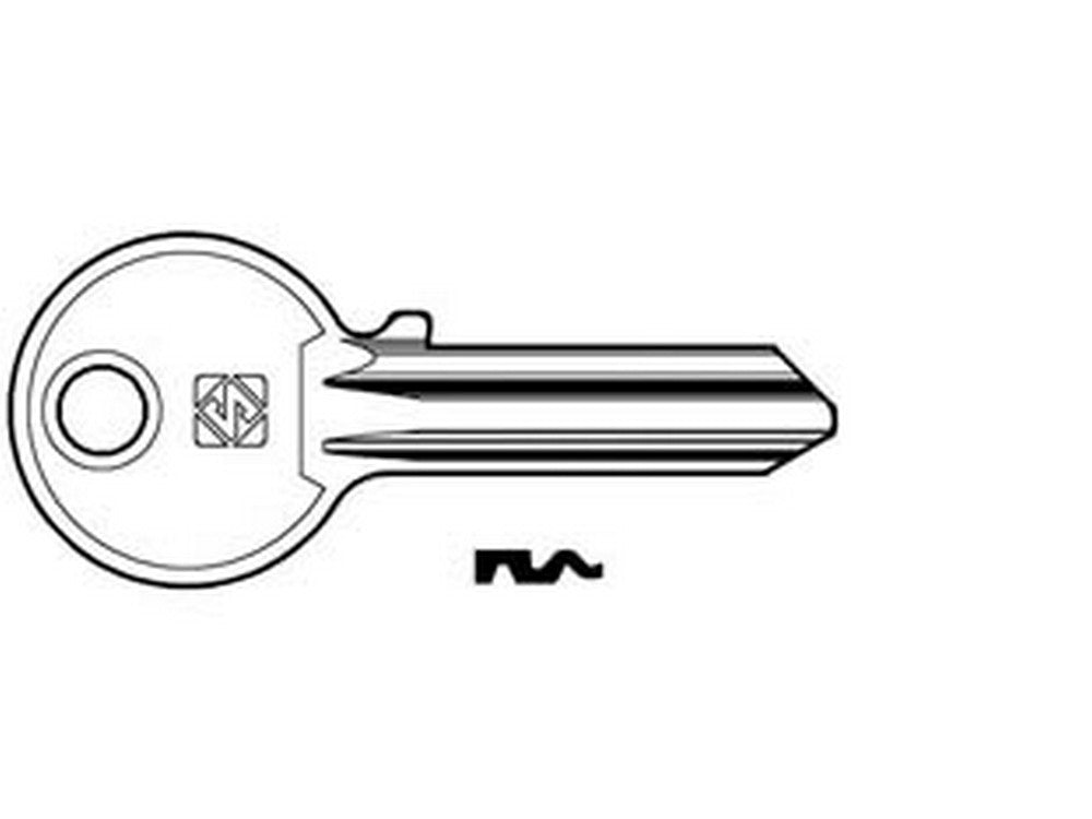 chiavi per cilindri iseo 5 spine grandi ie31 - ie31 dx cod:ferx.fer347792