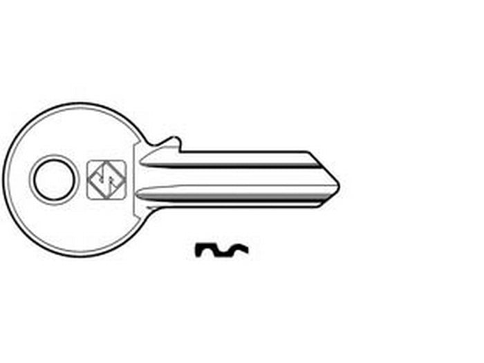 chiavi per cilindri mg 4 spine grandi mg2 - mg2 dx cod:ferx.fer347839