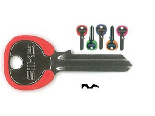 chiavi per cilindri 5 spine grandi we1dz - we1dz dx silky 5 colori assortit cod:ferx.fer348041