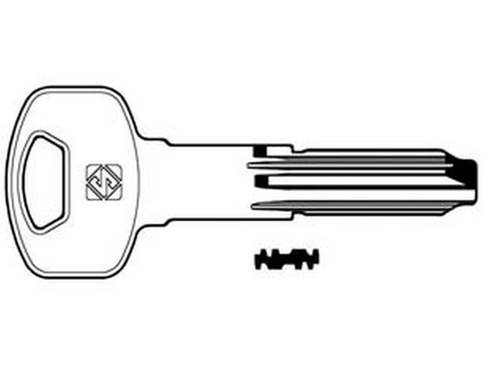 chiavi punzonate per cilindri yale 6 spine ya90 - ya90 cod:ferx.fer348072