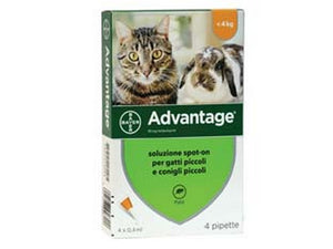 antiparassitario "" per gatti e conigli fino a kg.4 - in conf. da 4 pipette spot-on cod:ferx.fer348713