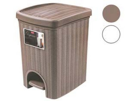 pattumiera da bagno elegance in polipropilene lt.6 - cm.20,5x20,5x28h. - co cod:ferx.fer349000