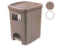 pattumiera elegance in polipropilene lt.20 - cm.31x27,5x39h. - colore bianco cod:ferx.fer349024