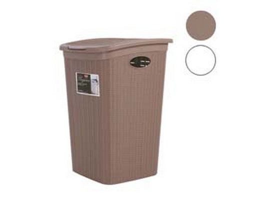 portabiancheria elegance polipropilene lt.50 cm38x37x54,5h. tortora cod:ferx.fer349116