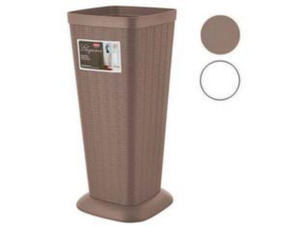 portaombrelli elegance in polipropilene - cm.25,5x25,5x57h. - colore bianco cod:ferx.fer349147