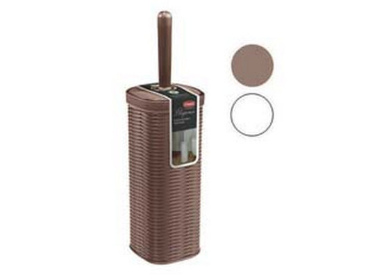 portascopino elegance in polipropilene - cm.11,5x11,540h. - colore tortora cod:ferx.fer349192