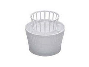 scolaposate tondo bianco - ø cm.13x12h.  cod:ferx.fer349222