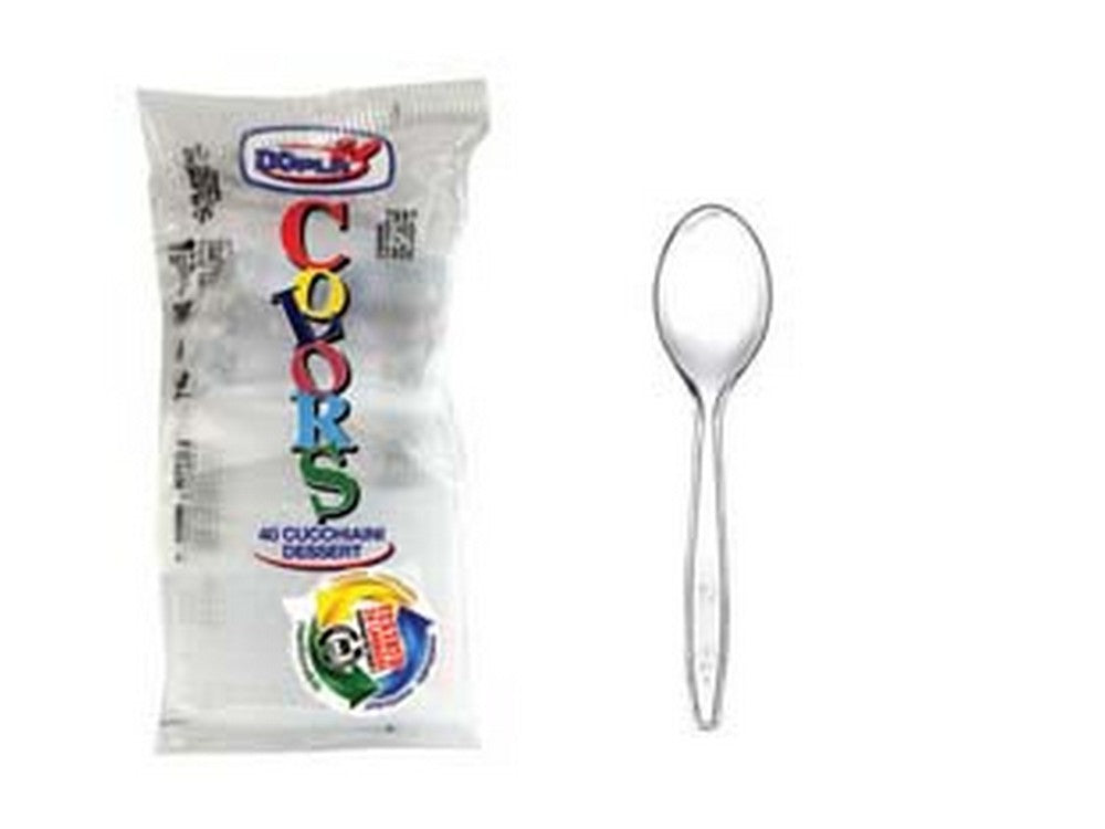 cucchiaini trasparenti pz.40 cod:ferx.fer351829