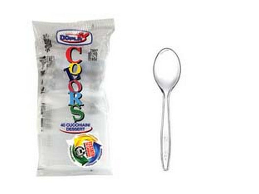 cucchiaini trasparenti pz.40 cod:ferx.fer351829