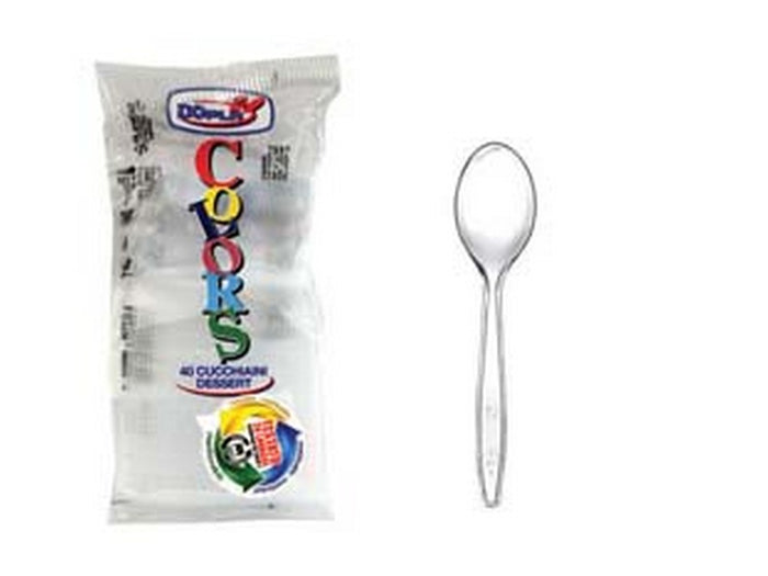 cucchiaini trasparenti pz.40 cod:ferx.fer351829