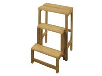 sgabello ribaltina in legno colore naturale - cm.37x23x57h. cod:ferx.fer354141