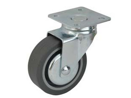 ruote gomma piastra girevole dischi parafili "220p"  mm60x23 piastra cod:ferx.fer357630