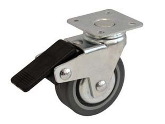 ruote gomma piastra girevole dischi parafili freno "220bisp"  mm40x18 cod:ferx.fer357647