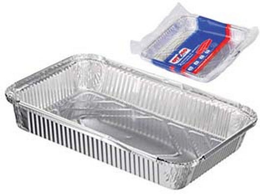 vaschetta alluminio senza coperchio - 8 porzioni, pz.2 cod:ferx.fer357920