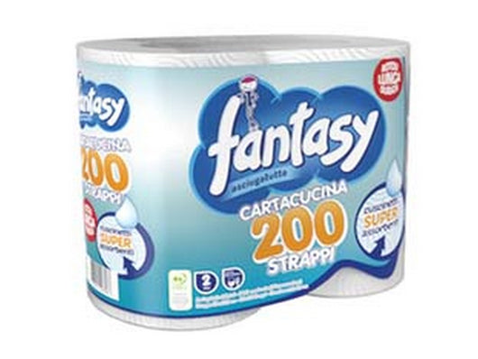 cartacucina 200 strappi 2 veli - conf. da 2 rotoli cod:ferx.fer358040