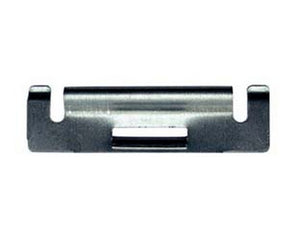 gancio di attacco per rullo ottagonale per lama plastica - mm.100x31h. cod:ferx.fer360289