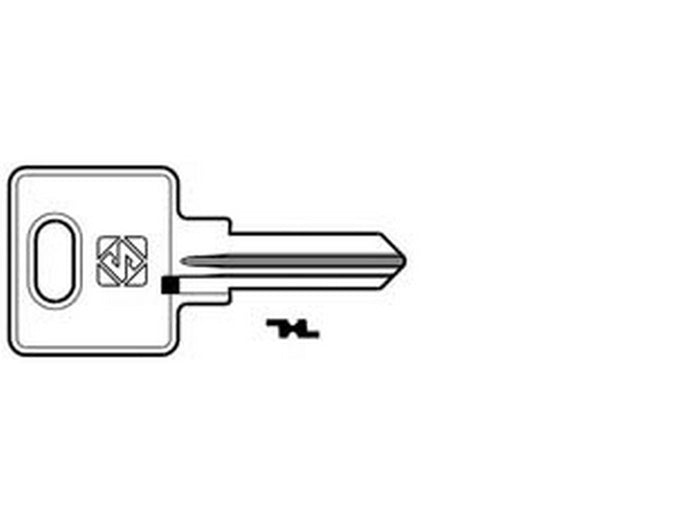 chiavi per cilindri ojmar 7 spine piccole oj6r - oj6r sx cod:ferx.fer361989