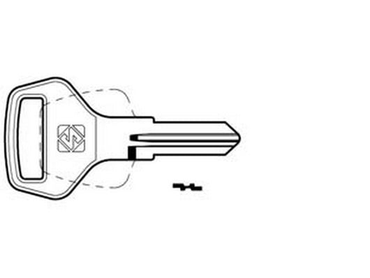 chiavi per cilindri cash box 5 spine piccole cax1r - cax1r cod:ferx.fer362016