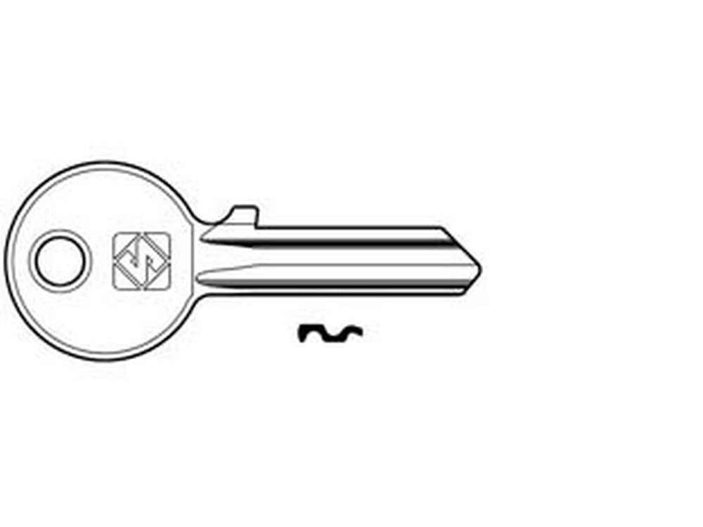 chiavi per cilindri cisa 5 spine piccole cs7 in acc. nich. - cs7 dx cod:ferx.fer362030