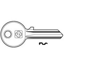 chiavi per cilindri cisa 5 spine piccole cs7 in acc. nich. - cs7 dx cod:ferx.fer362030