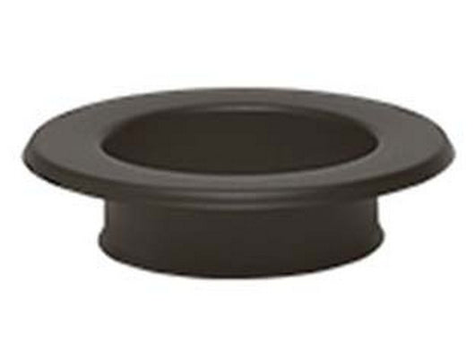 rosone per tubi stufa a legna nero opaco "ala smalto top" - ? mm.150 cod:ferx.fer363341