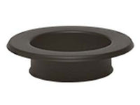 rosone per tubi stufa a legna nero opaco "ala smalto top" - ? mm.120 cod:ferx.fer363310