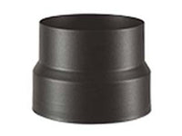 riduzione porcellanata per stufe a legna nero opaco "ala smalto top" - f ? mm.130 m ? mm.120 x mm.150h. cod:ferx.fer363471