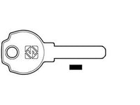 chiavi punzonate per cilindri giussani 5+5 spine gs17 - gs17 cod:ferx.fer363808