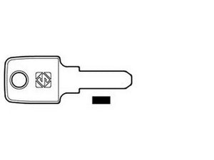 chiavi punzonate per cilindri meroni 4 spine mer39 - mer39 cod:ferx.fer363815
