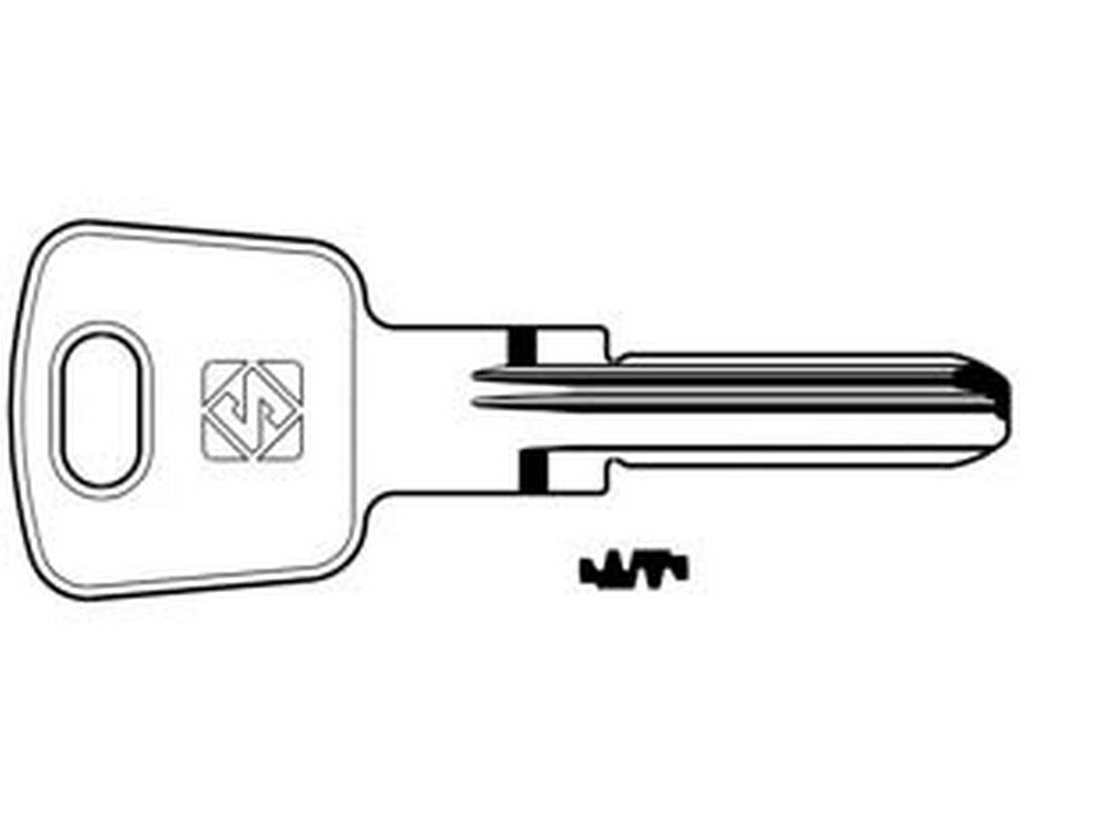 chiavi punzonate per cilindri omec 6 spine oc6 - oc6 cod:ferx.fer363846
