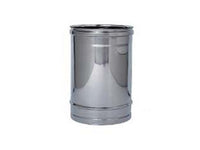 tubo acciaio inox aisi 304 monoparete spessore mm.0,5 - ? mm.300x500 cod:ferx.fer457330