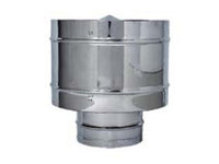 terminale di scarico a botte acciaio inox aisi 304 monoparete - ? mm.250 cod:ferx.fer364430