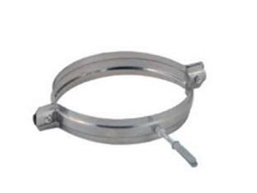collare reggitubo acciaio inox aisi 304 monoparete spessore mm.0,5  mm120 cod:ferx.fer364553
