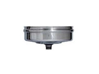 tappo raccolta condensa in acciaio inox aisi 304 monoparete spess mm.0,5 - ? mm.120 cod:ferx.fer364706