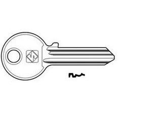 chiavi per cilindri cisa 5 spine grandi cs13 - cs13 dx cod:ferx.fer367813