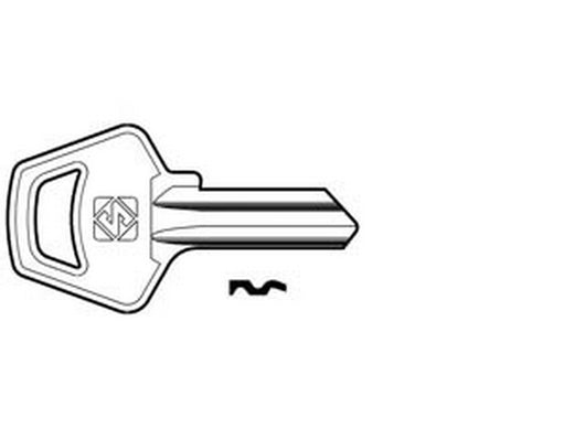 chiavi per cilindri meroni 4 spine piccole mer1 in acc. nich. - mer1 dx cod:ferx.fer368438