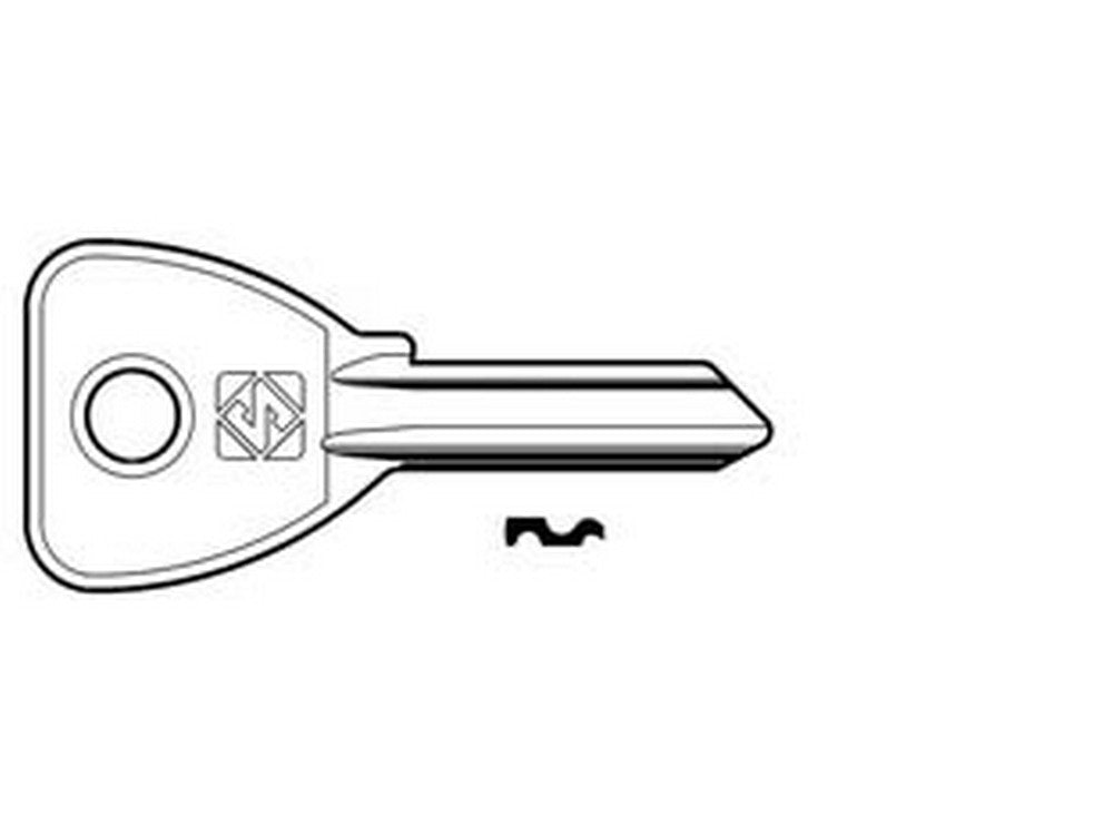 chiavi per cilindri omec 5 spine piccole oc074 in acc. nich. - oc074 dx cod:ferx.fer368544