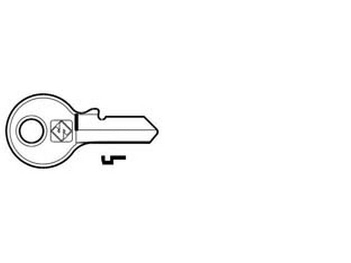 chiavi per cilindri viro 3 spine piccole vi088 - vi088 dx cod:ferx.fer369022