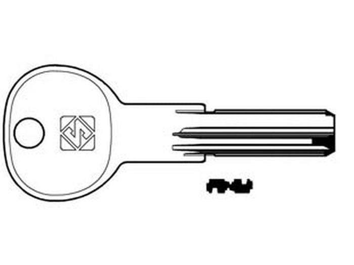 chiavi punzonate per cilindri iseo 5 spine ie30 - ie30  cod:ferx.fer369534