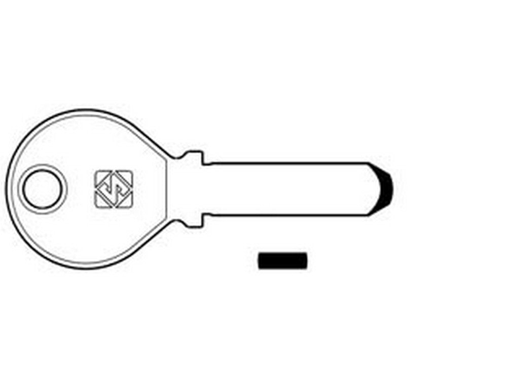 chiavi punzonate per cilindri keso 15 spine ke3 - ke3 cod:ferx.fer369572
