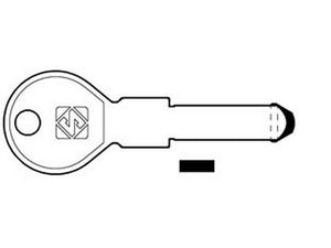 chiavi punzonate per cilindri keso ke19 - ke19  cod:ferx.fer369619